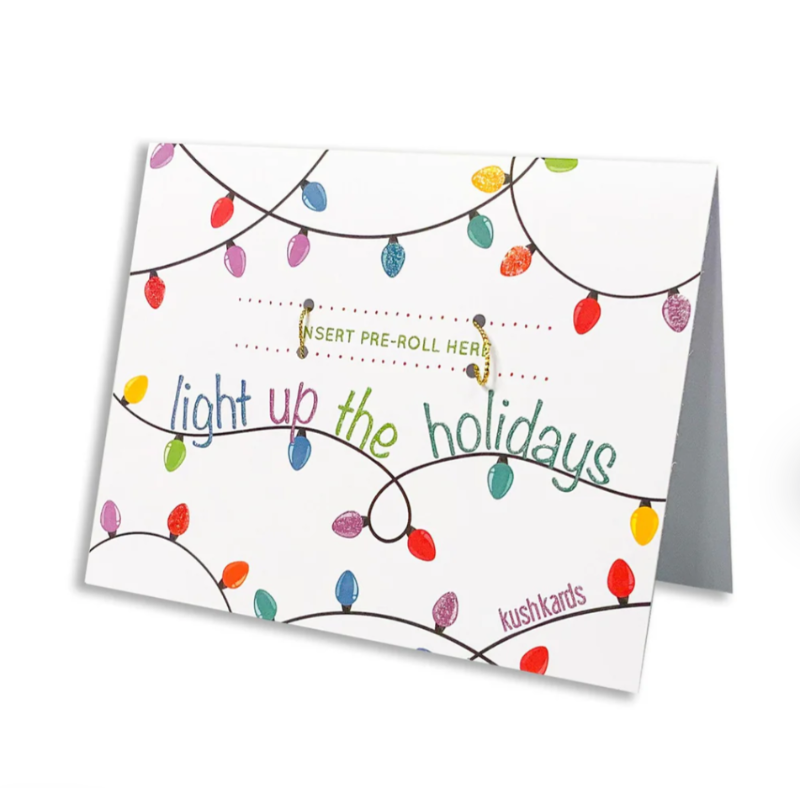 Kush Kards Light Up The Holidays Card