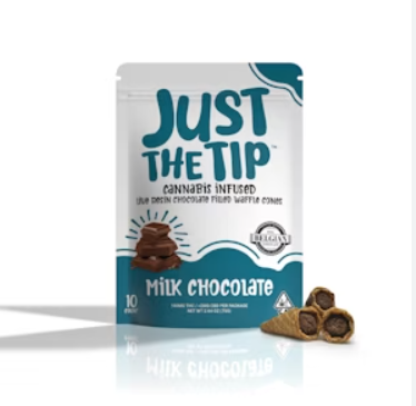Day Dreamers - "Just the Tip" Live Resin Infused Chocolate Filled Waffle Cones 10mg (100mg) - Milk Chocolate (S)