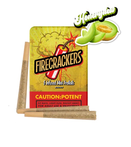 Firecrackers Honeydew 0.5g 7pk Infused Prerolls