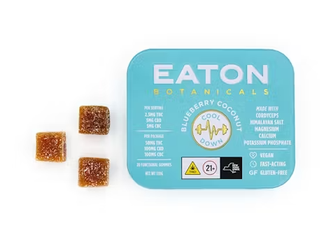Eaton Botanicals | Edibles | Gummies - BlueBerry Coconut | 100mg