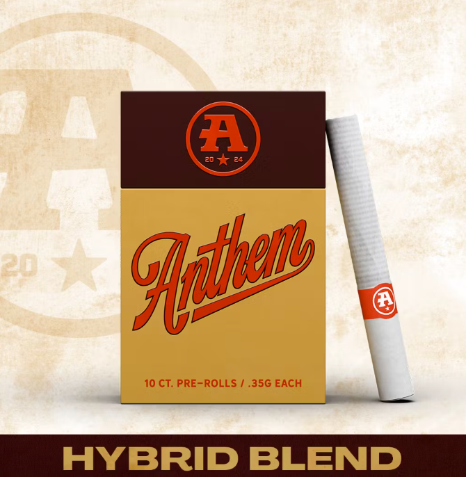 Anthem Hybrid Blend 0.35g 10pk Prerolls