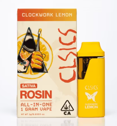 Vape: Clockwork Lemon (Live Rosin Disposable)