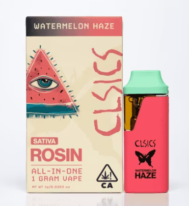 Vape: Watermelon Haze (Live Rosin Disposable)