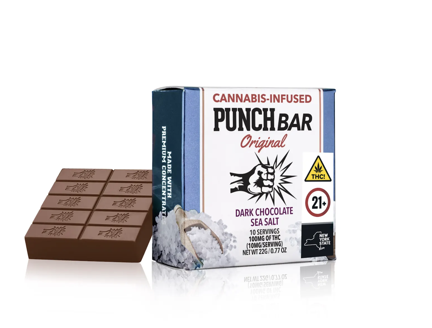 Dark Chocolate Sea Salt 100mg | Punch