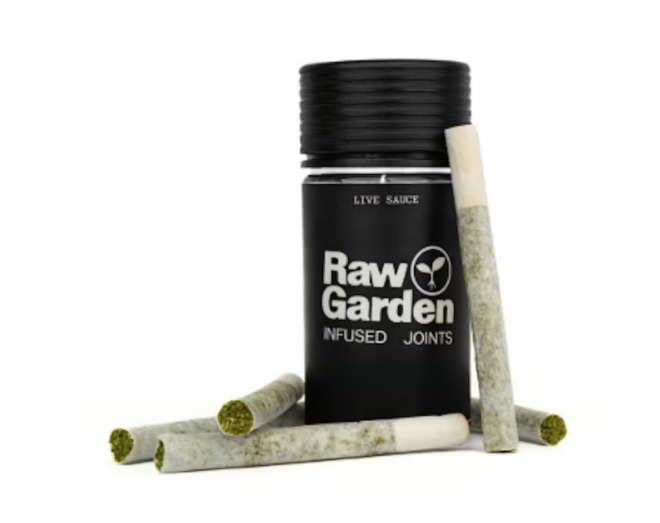 Raw Garden Sauce Infused Preroll 5pk 2.85g - Kush Crasher (I)