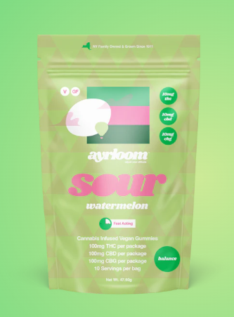 Ayrloom | Edible | Gummies - Sour Watermelon | 100mg