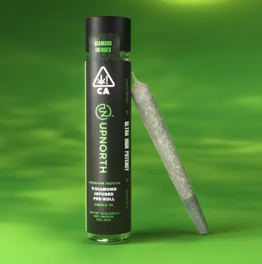 Durban Poison (S) Diamond INFUSED PREROLL 1g - UpNorth