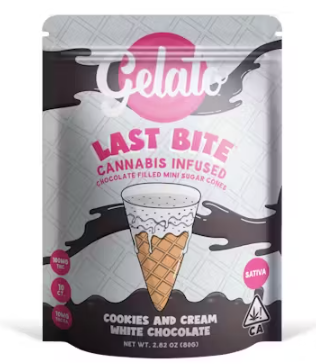 Last Bites Cookies & Cream Mini Cones 100mg 10pk (S)