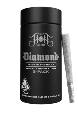 Heavy Hitters | Pre-Roll | Infused Diamond - Tropicana Cookies 5pk | 2.5g
