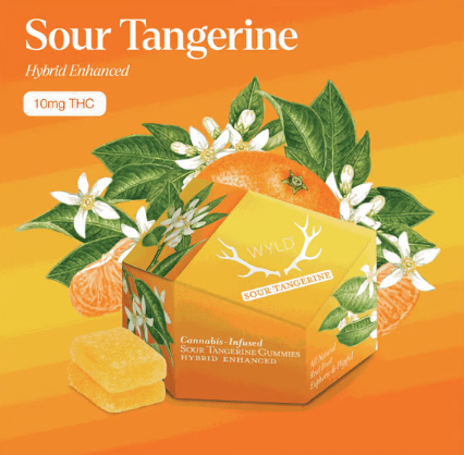 Wyld Gummies Sour Tangerine