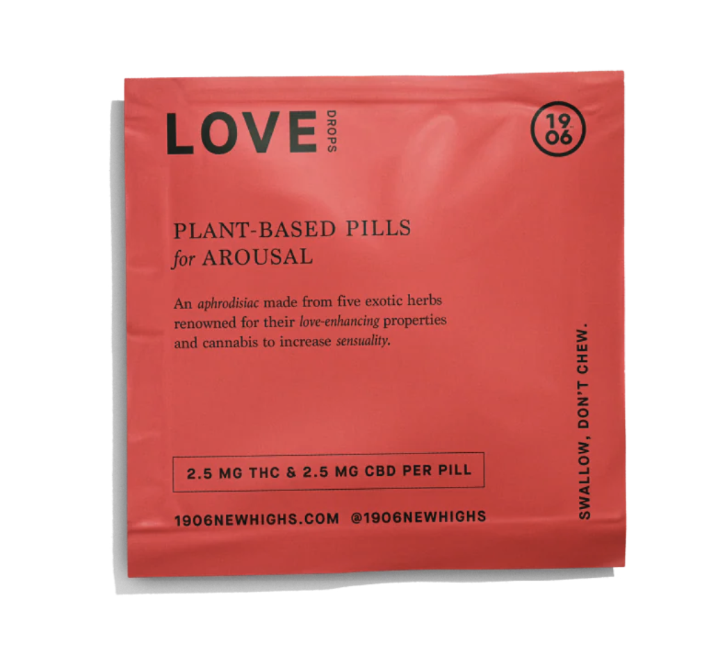 Love 2.5mg Drops Pouch 4 Pack | 1906