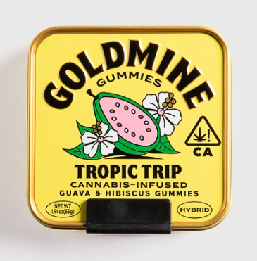 Edible: Guava & Hibiscus Gummies (10-Pack) - 100mg