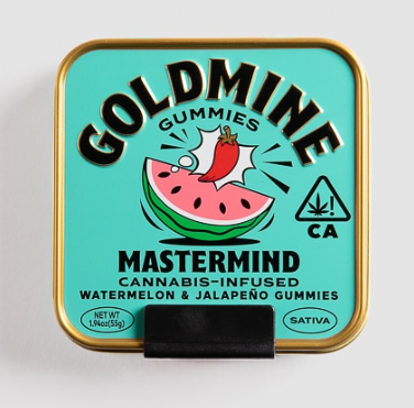 Edible: Watermelon & Jalapeno Gummies (10-Pack) - 100mg