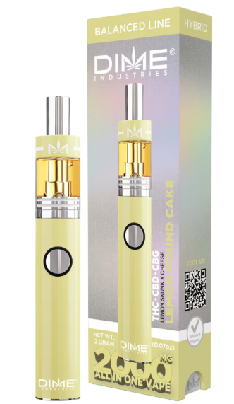 Vape: Lemon Pound Cake THC:CBD:CBG (Disposable)
