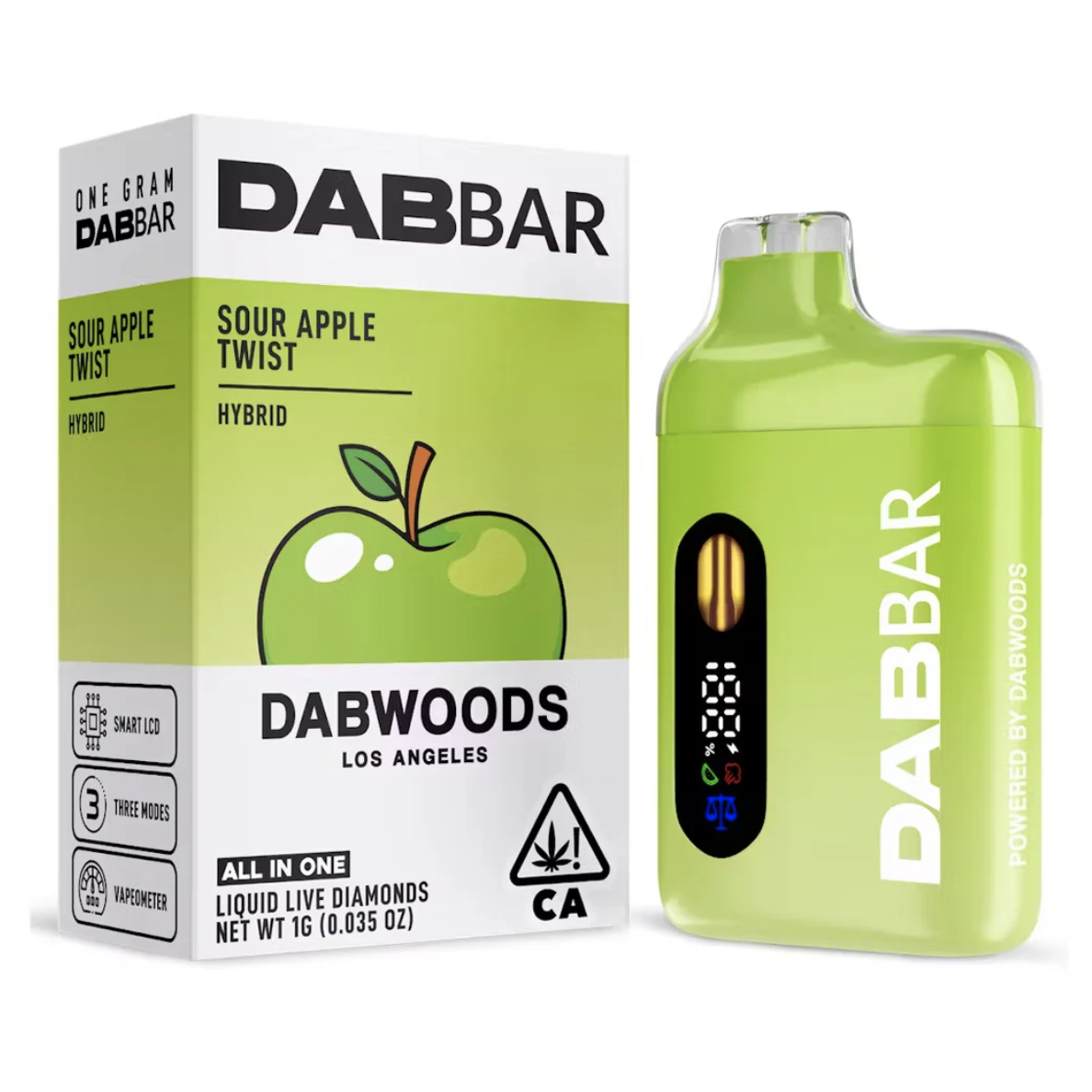 Sour Apple Twist | DABBAR | Liquid Diamond All-In-One | 1g