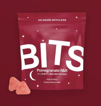 Bits | Pomegranate R&R 1:1 CBN | 100mg