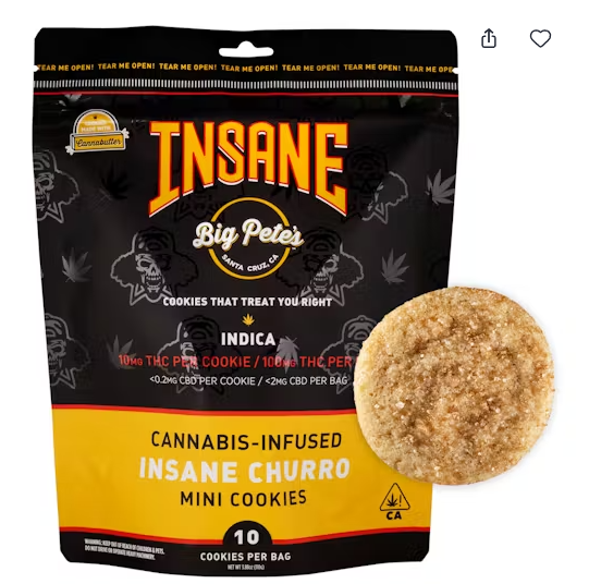 Big Petes - Churro - Indica - Cookies - 100mg