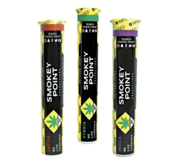 Smokey Point Shatter Joint | Sherwin Willamz | DOH | 1g Infused