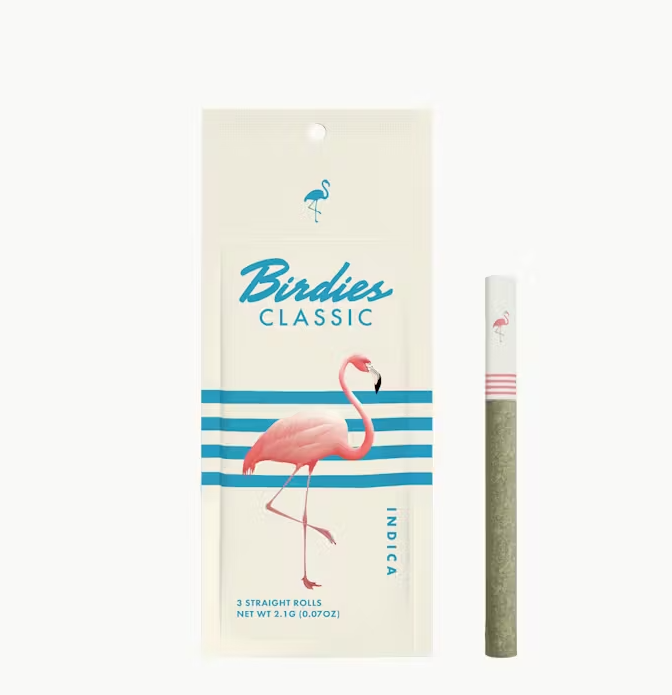 Classic Indica (I) PREROLLS 10pk - Birdies