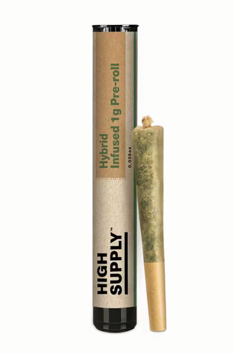 High Supply Lemon Mints 1g Crumble Infused Preroll