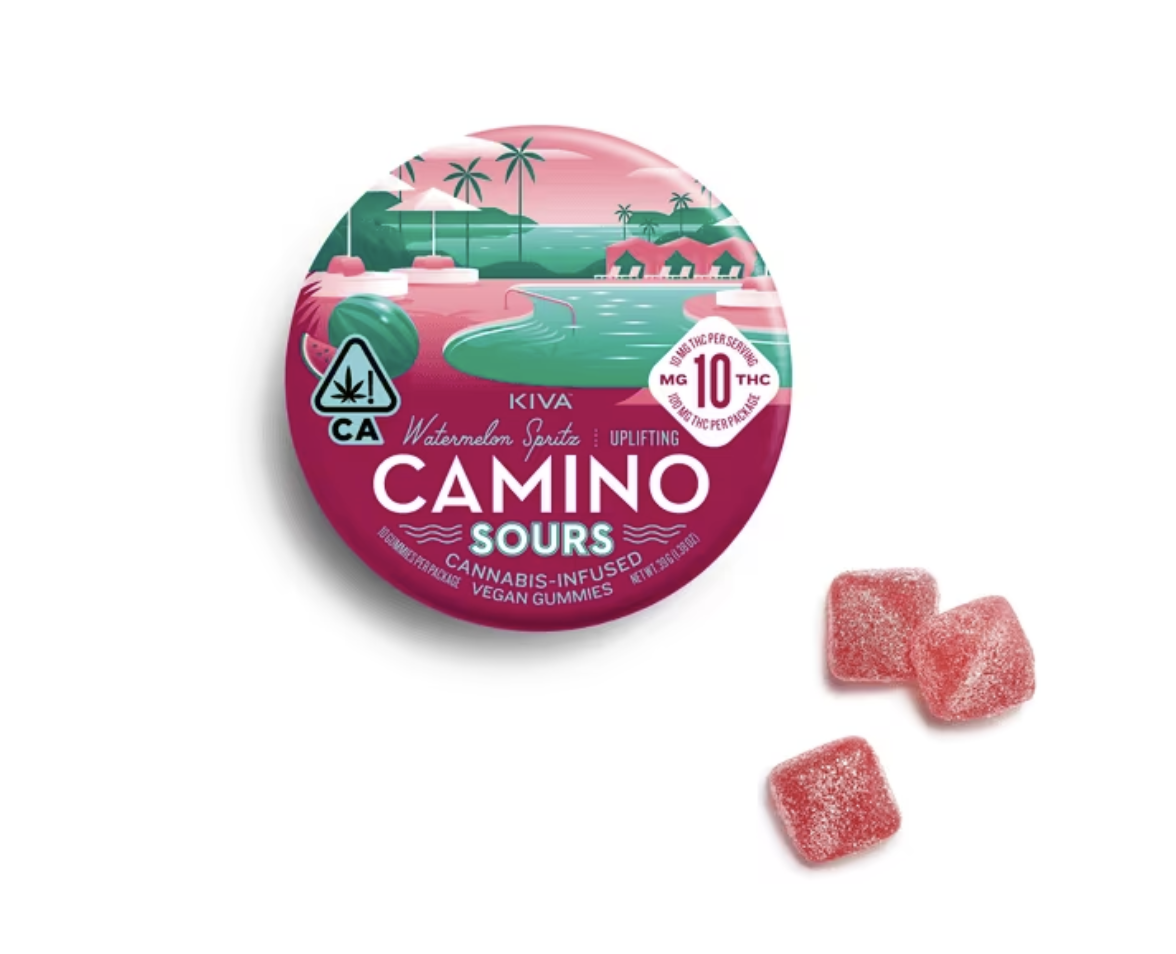Camino "Uplifting" Sour Gummies 10pk 100mg - Watermelon Spritz (S)