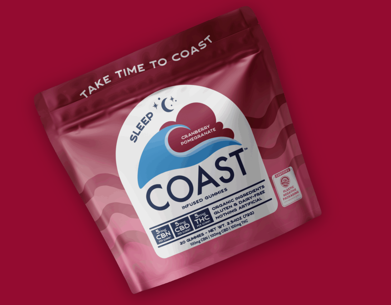 Coast 20pk Cranberry Pomegranate 1:1:1 CBN:CBD:THC