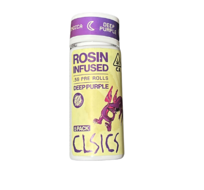 CLSICS Rosin Infused Preroll 5pk 2.5g - Deep Purple (I)
