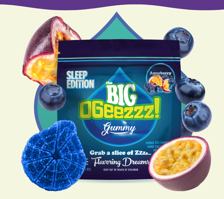 Ogeez! The BIG OGeez! Aquaberry 2:1 CBN Edible Edibles | Evergreen