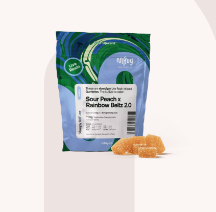 MFNY | Edible | Live Resin Gummies - Sour Peach X Rainbow Beltz 2.0 10pk | 10mg