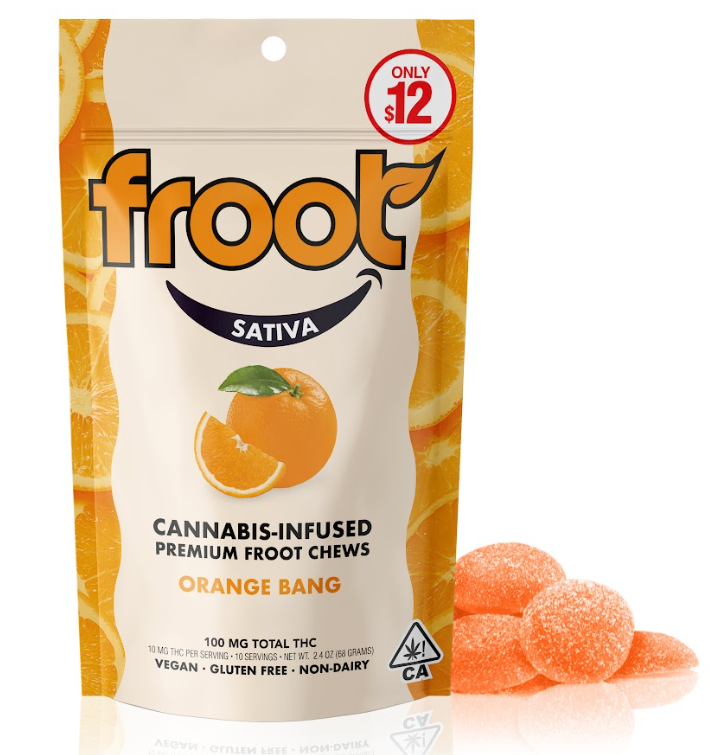Froot - Edible: Orange Tangie (Gummy) - 100mg
