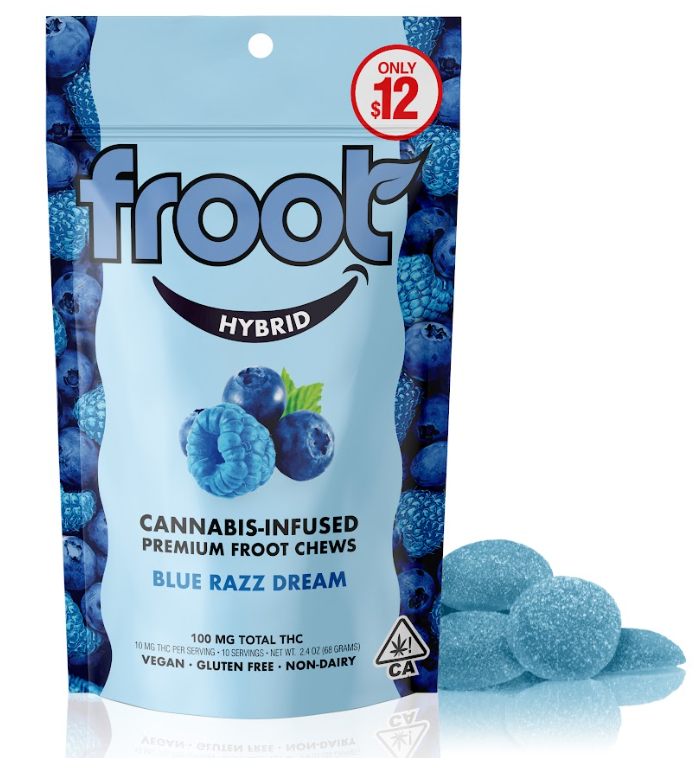 Froot - Edible: Blue Razz (Gummy) - 100mg