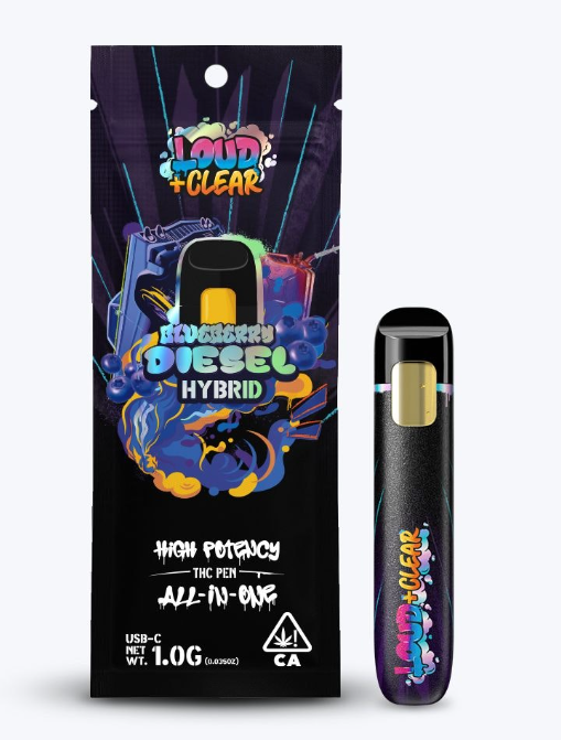 Loud&Clear - Blueberry Diesel (Disposable)