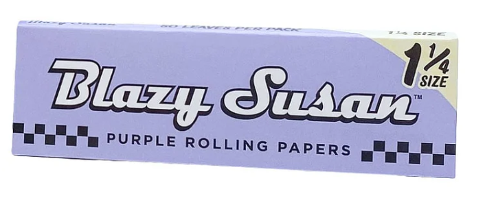 Blazy Susan | Purple | 1-1/4 Rolling Papers | 50 ct.