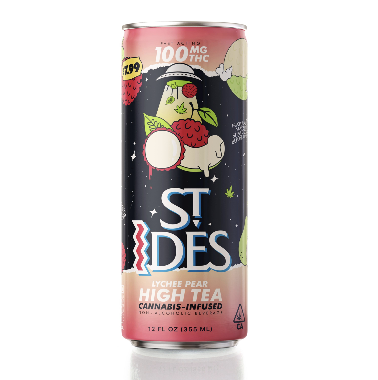 100mg Pear Lychee High Tea - St. Ides
