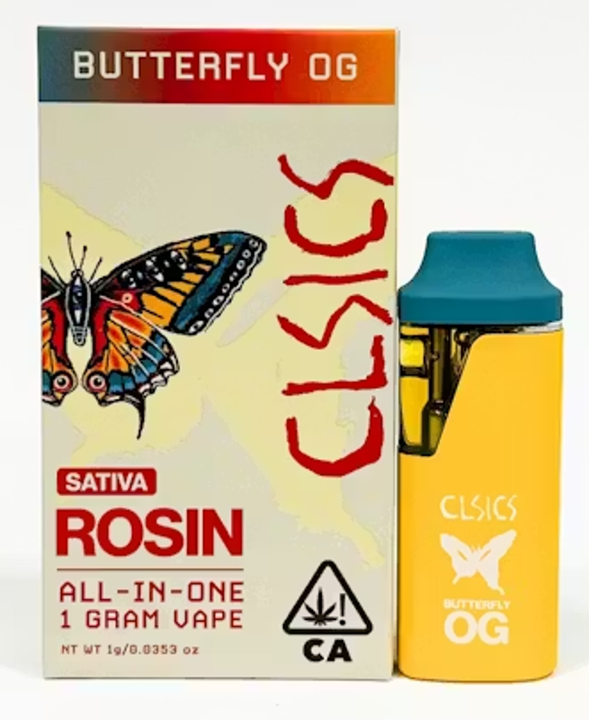 CLSICS - Butterfly OG - All In One - Live Rosin - 1 Gram
