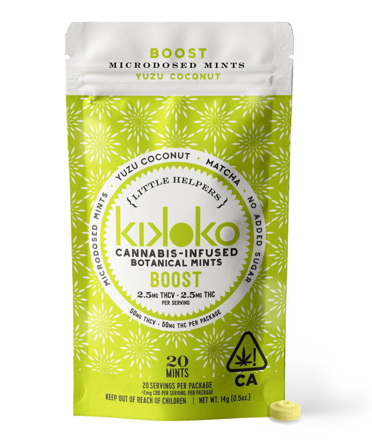 Edible: Boost Yuzu Coconut (1:1 THCv:THC Mints) - 50mg