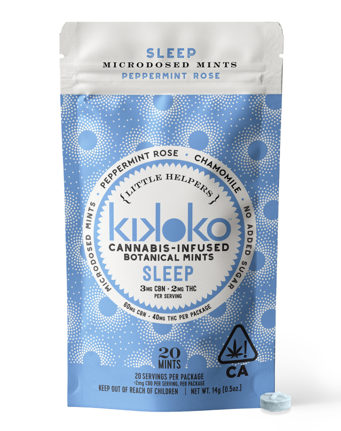 Edible: Sleep Peppermint Rose (3:2 CBN:THC Mints) - 100mg