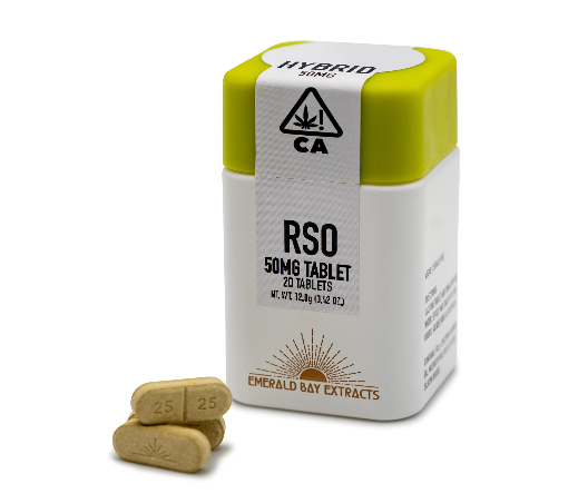 Emerald Bay - Tablets - RSO - Lemon Cherry Gelato - 25MG Tablet - 1000MG