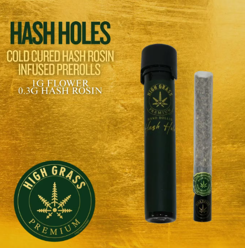 Cured Hash Rosin Infused Preroll