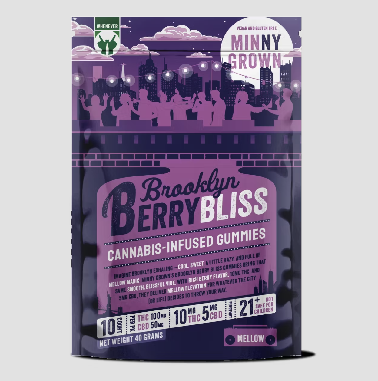 Brooklyn Berry Bliss 10mg Gummies 10 Pack | Minny Grown