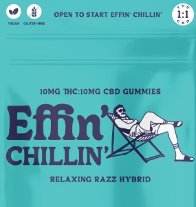 Edibles | Effin' Chillin | Relaxing Razz 1:1 THC:CBD | 100mg