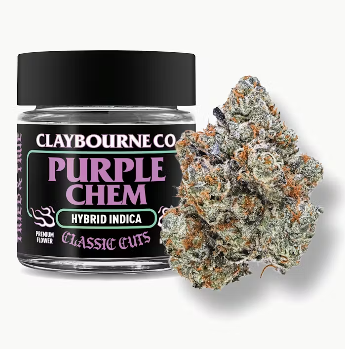 Claybourne - Flower - Purple Chem - 3.5G