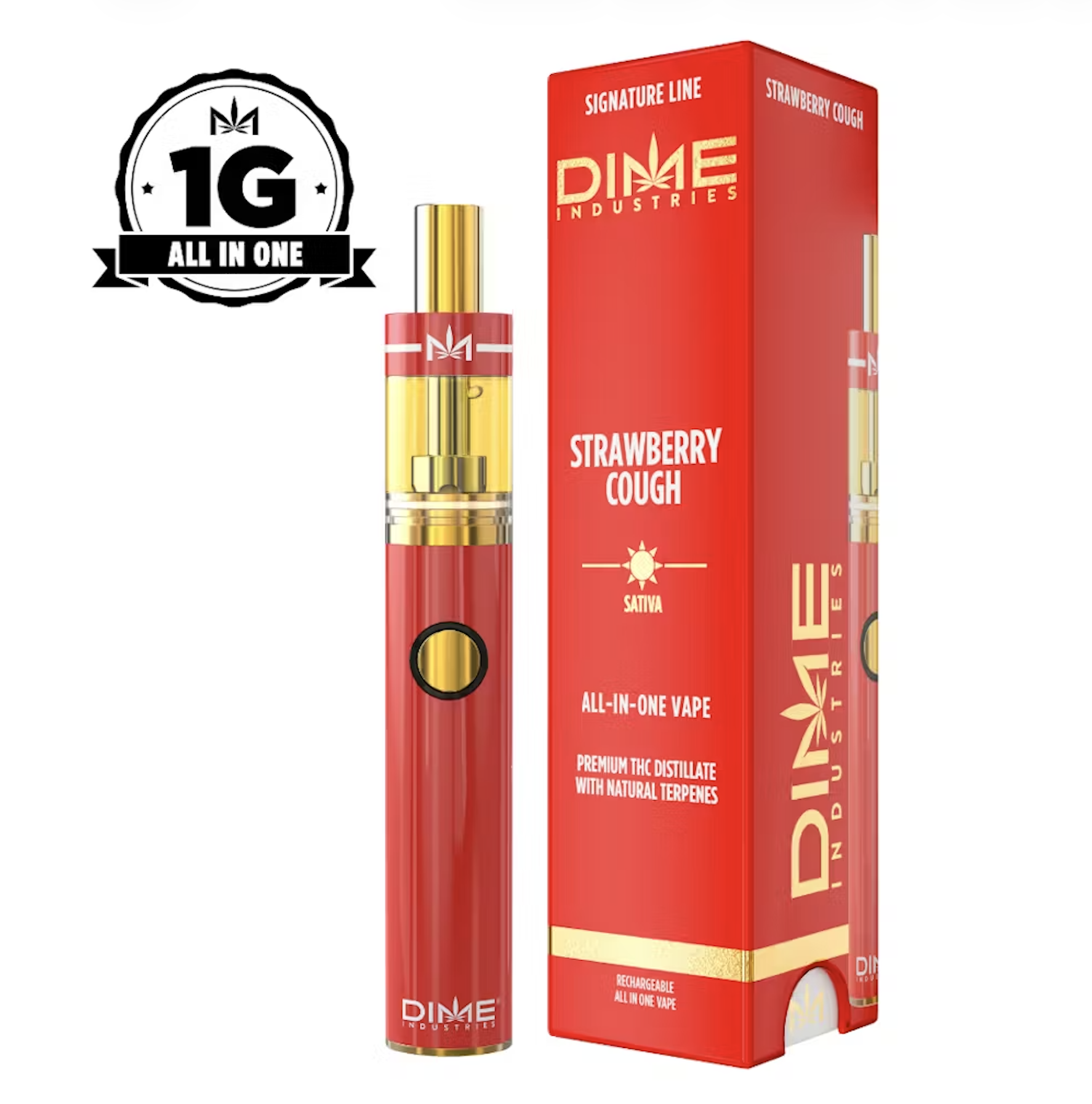 All-In-One 1g - Strawberry Cough (S)