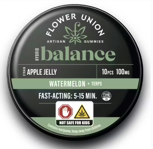 Flower Union | Balance - Watermelon | 10 pk/100mg