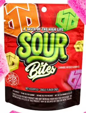 Edibles | Sour Bites | Sour Punch | 10pk | 100mg