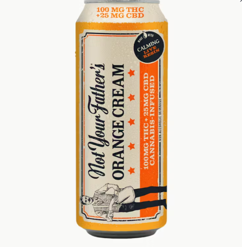 NOT YOUR FATHER'S - Orange Cream + CBD - 100mg - Drink