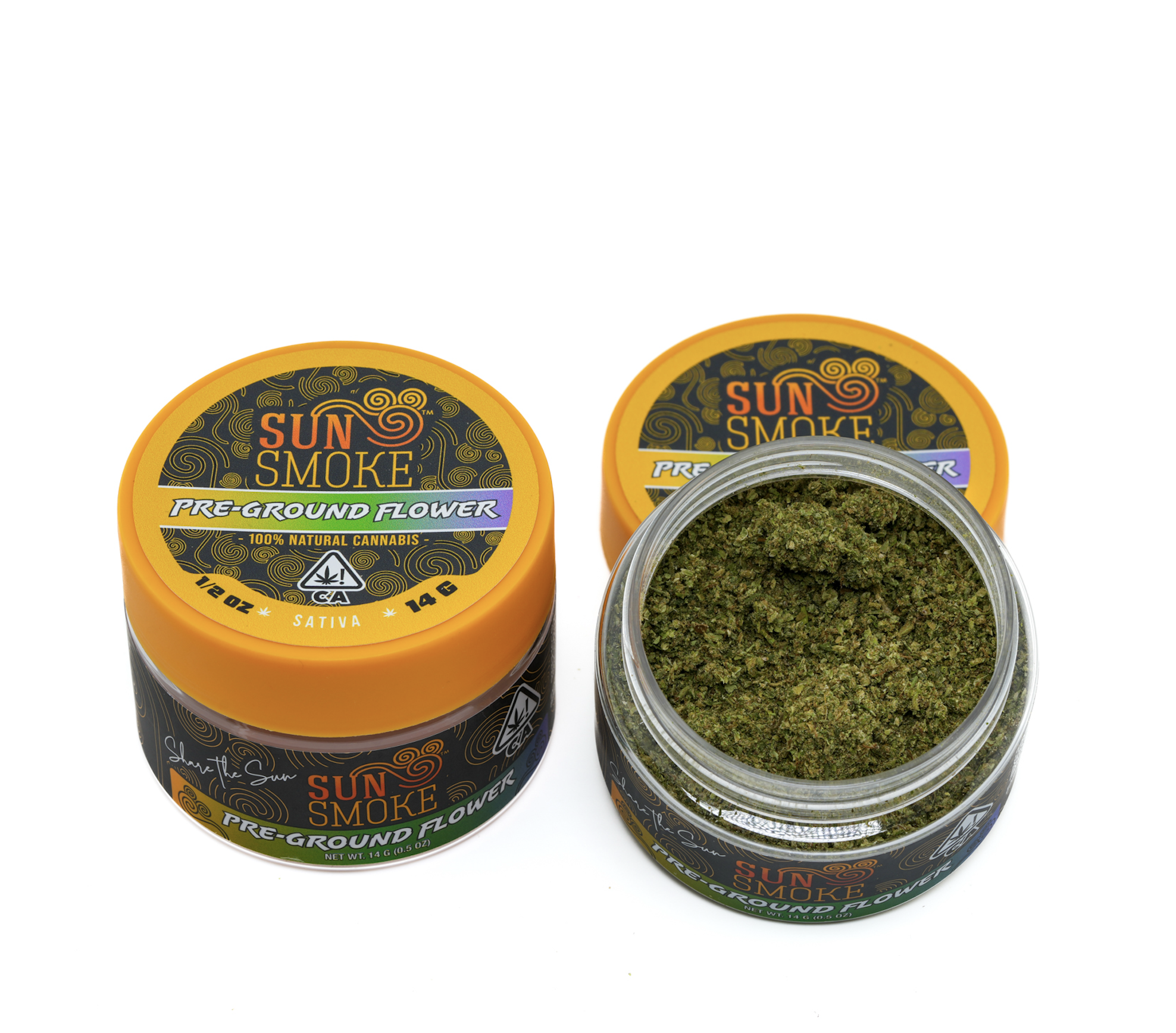 SunSmoke Sungrown Pre-Ground Flower 28g Ounce - Sativa Blend