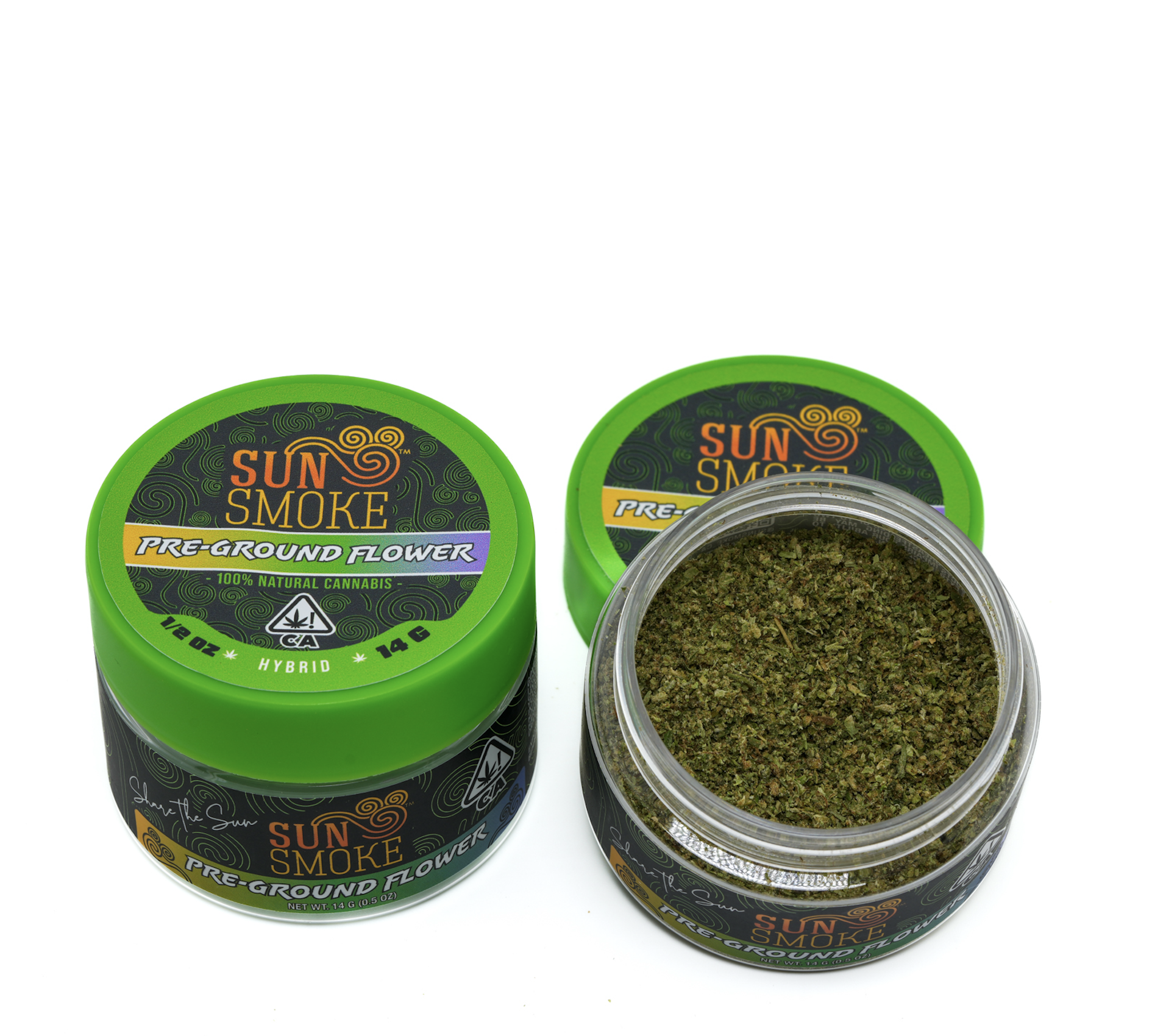 SunSmoke Sungrown Pre-Ground Flower 28g Ounce - Hybrid Blend