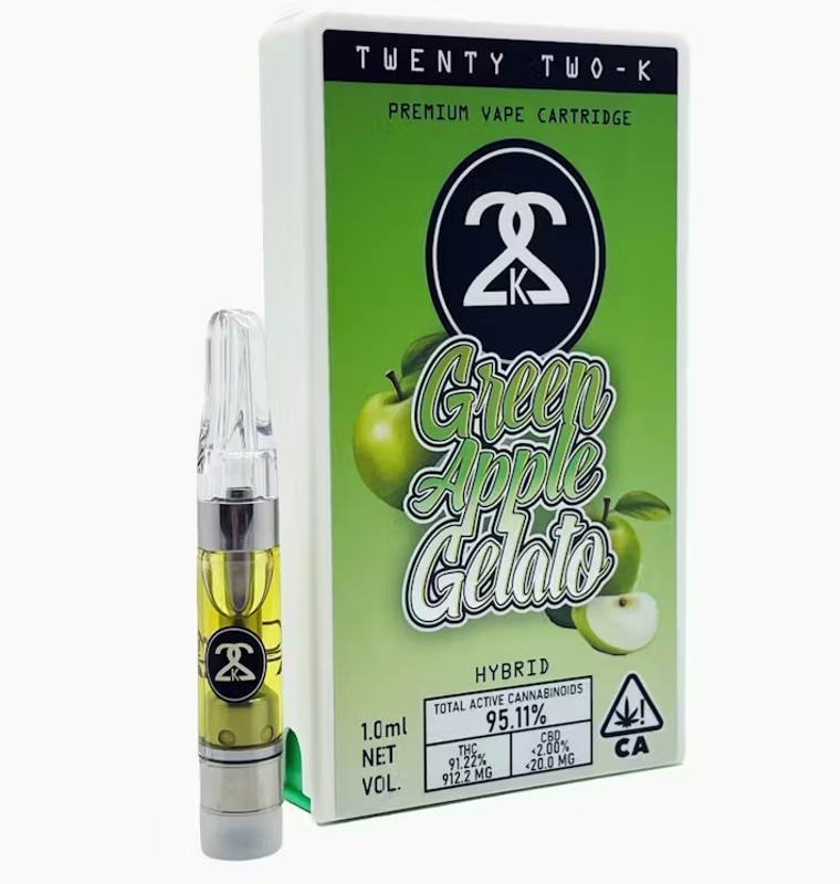 22K - Green Apple Gelato - 1 Gram