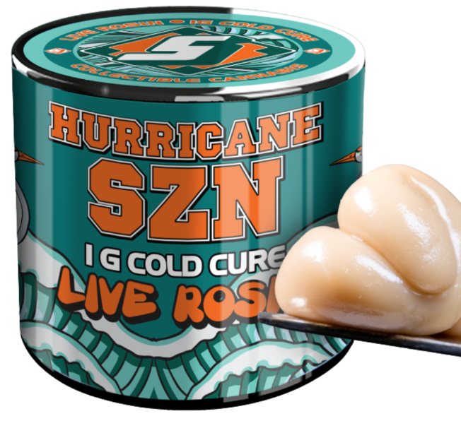 Sluggers Live Rosin 1g - Hurricane Szn (S)
